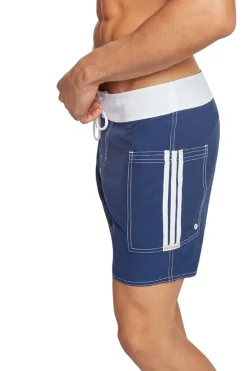Sauvage Swimwear Banded Pocket Board - Navy