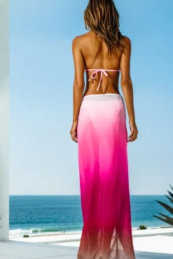 Women Sauvage Swimwear Crush Pareo Pink