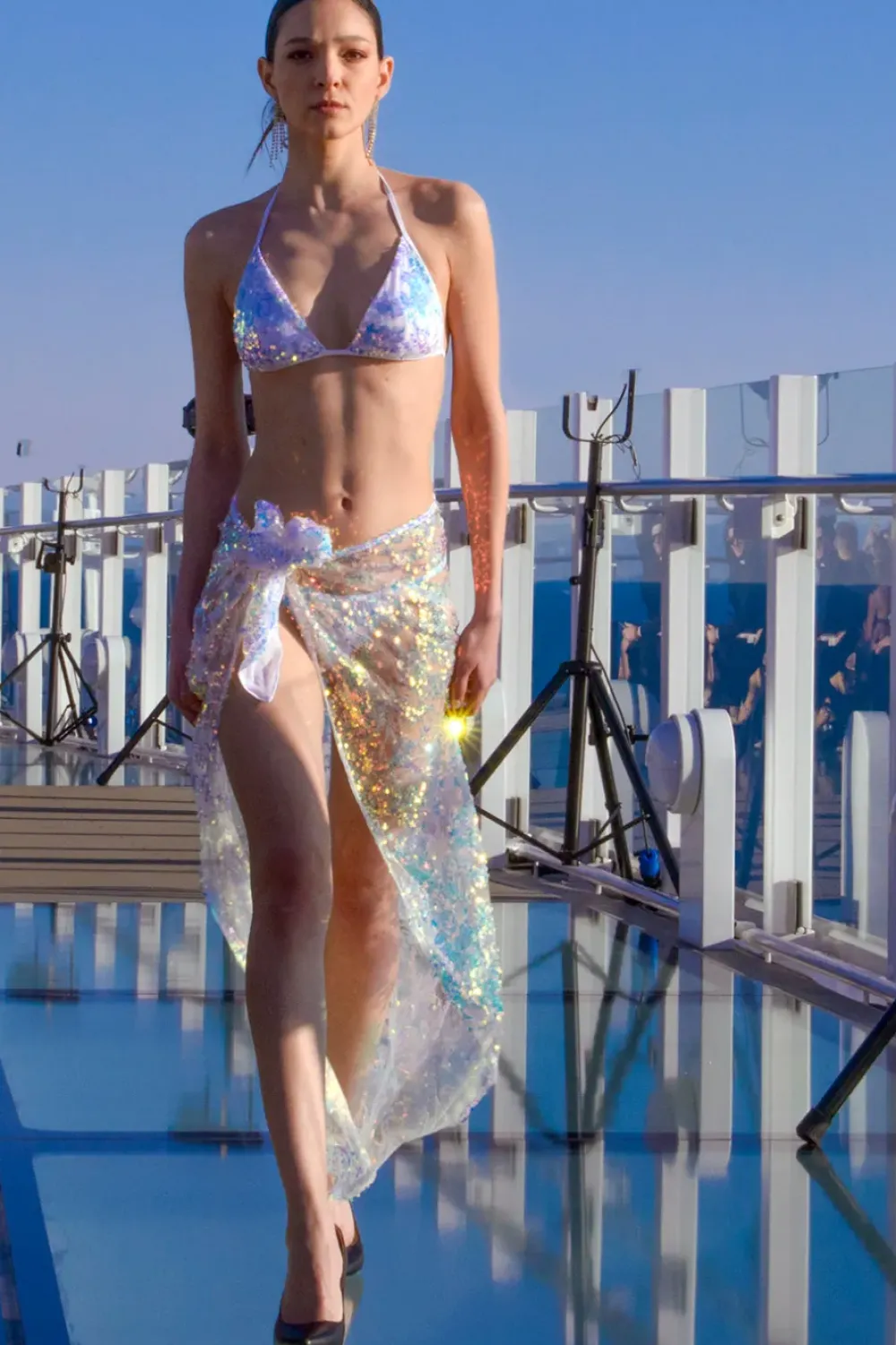 Women Sauvage Swimwear Lola Sequin Pareo