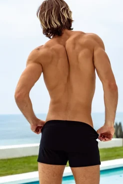 Sauvage Swimwear Malibu Stripe Retro Lycra Swimmer
