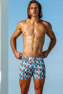 Sauvage Swimwear Mid Century Blue Board