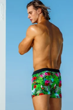 Sauvage Swimwear Rainforest Retro Lycra Swimmer
