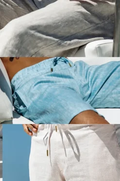 Sauvage Swimwear Resort Linen Shorts
