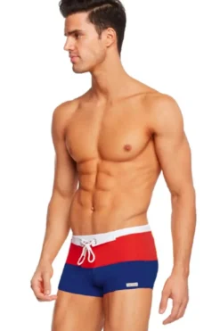 Sauvage Swimwear Splice Riviera - Navy/Red