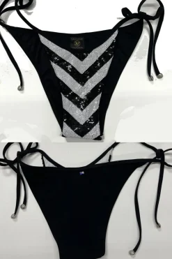 Women Sauvage Swimwear St. Tropez Minimal Side Tie Bottom